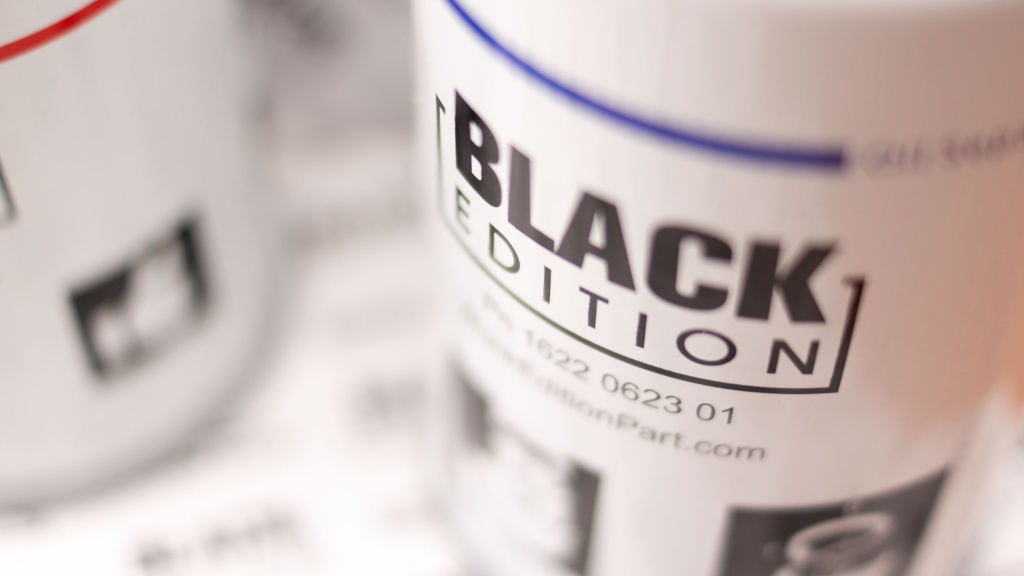 Масляный фильтр Black Edition для промышленных компрессоров.
